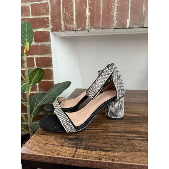 Delicacy women’s size 6.5 jeweled sandal heels - Picture 1 of 12